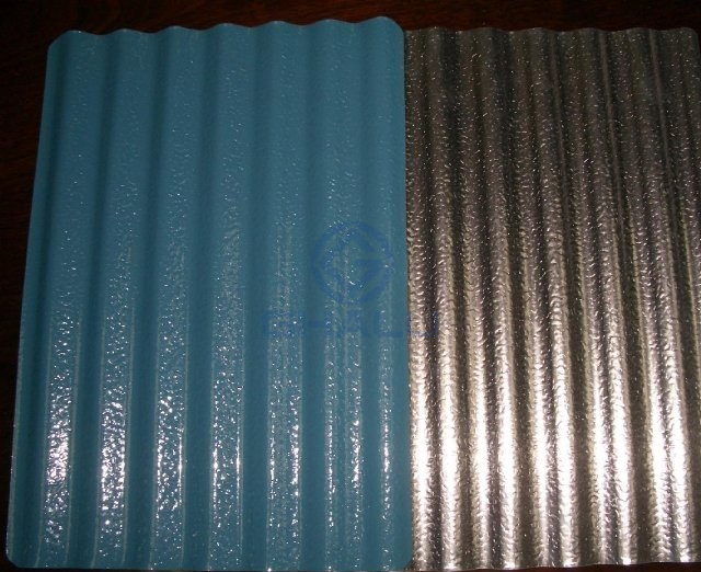 Feuilles ondulées en aluminium avec barrière contre l'humidité en Polysurlyn